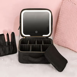 Neceser Organizador de Maquillaje con Espejo