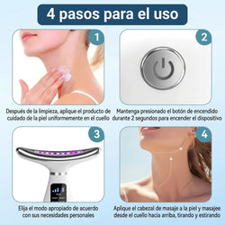 Masajeador Facial con Luz LED