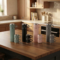 Set de Termo Antiderrames con Tazas