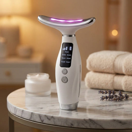 Masajeador Facial con Luz LED