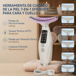 Masajeador Facial con Luz LED