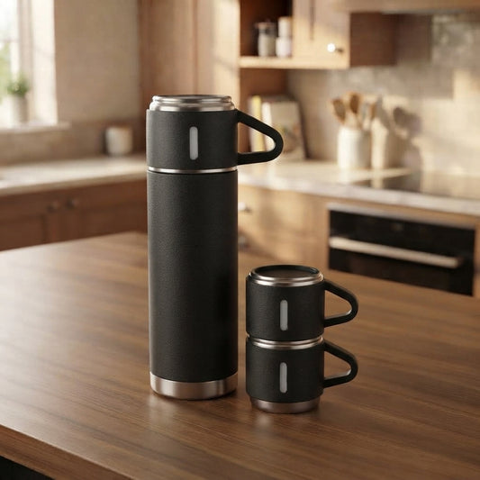 Set de Termo Antiderrames con Tazas