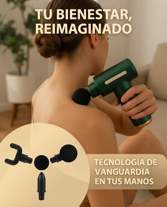 Pistola de Masaje Percutivo de Alta Precisión