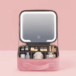 Neceser Organizador de Maquillaje con Espejo